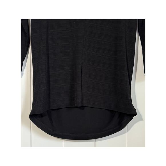 AB Studio Womens Beaded Scoop Neckline 3/4 Sleeve Shirt Size Medium - Picture 8 of 9